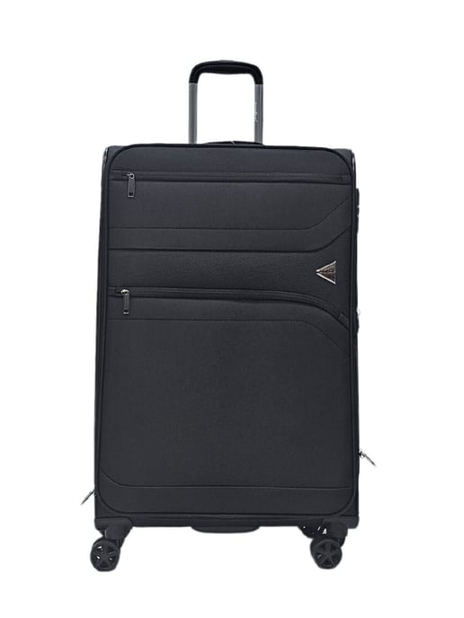 Lightweight Black 8 Wheel Luggage Suitcases Set of 3