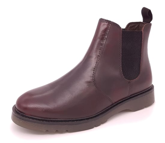 Frank James Naseby Leather Oxblood Mens Chelsea Boots