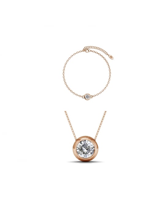 Geburt Mond Set - Rose Gold und Kristall - Image 1