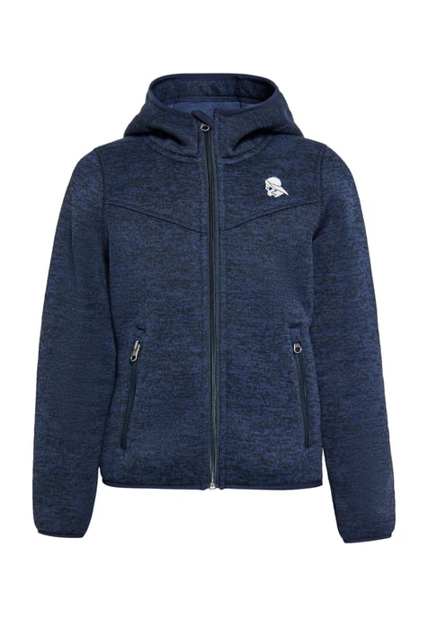 Schmuddelwedda Strickfleeceblouson Jungen (Kinder) Meeresmelange - Image 1