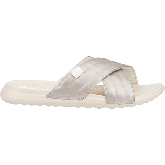 HEYDUDE Christi Slide Distressed Polyurethan Damen Metallic Sandalen - Image 4