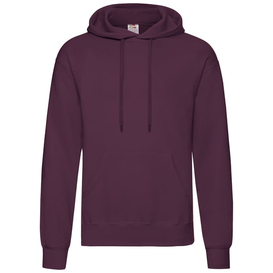 Fruit Of The Loom Unisex Erwachsene Klassisches Sweatshirt mit Kapuze (Burgund) - Image 1