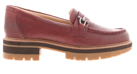 Clarks Damen Absatzschuhe Orianna Bit Leder Slip-On rot - Image 2