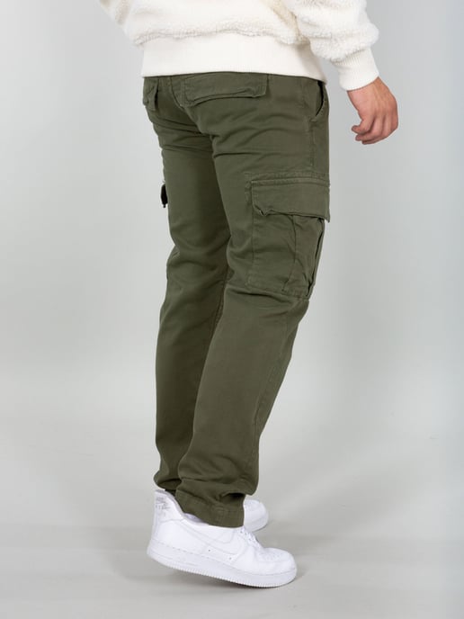 Alpha Industries Herren Agent Slim Cargo-Hose in Olivgrün - Image 4
