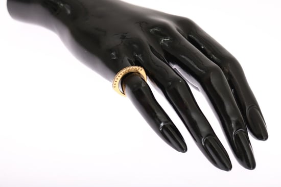 Nialaya Gold Authentischer Damen Ring aus 925 Silber mit klarem Zirkonia - Image 4