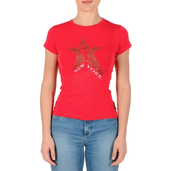 Andrew Charles By Andy Hilfiger Womens T-Shirt TS501 03 1002 Tarana Red S8