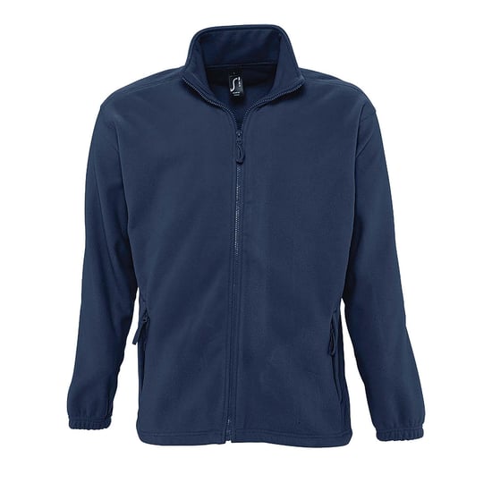 SOLS Herren Outdoor Fleece Jacke North (Marineblau) - Image 1