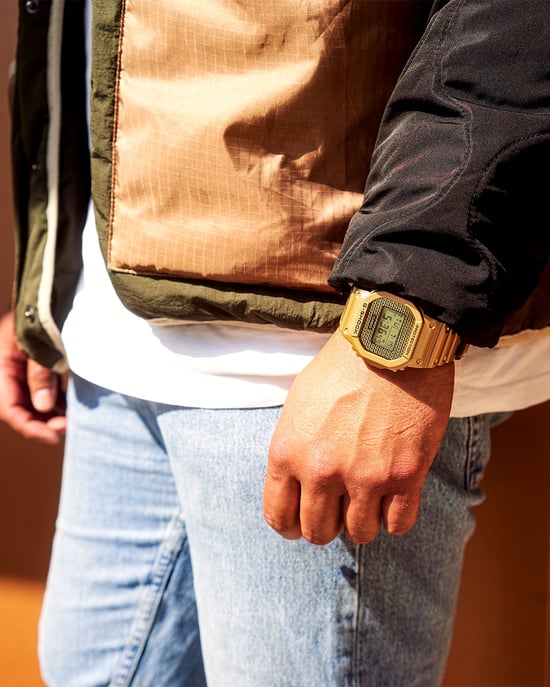 Casio G-Shock Herren Gold Uhr DWE-5600HG-1ER - Image 5
