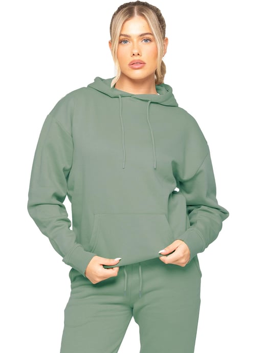 Enzo | Womens Oversized Pullover Hoodie Trainingsanzug Set - Image 4