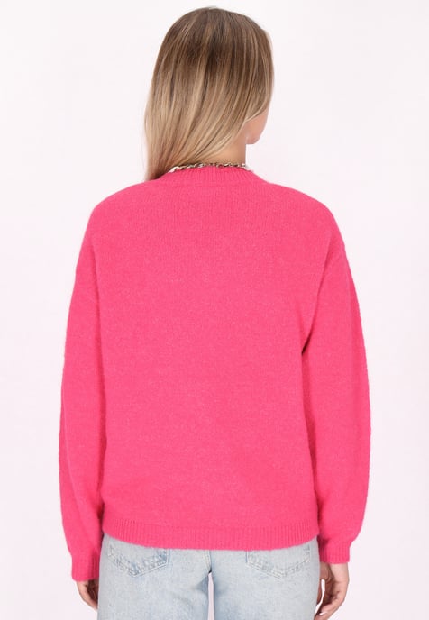 Mymo Pullover Damen Rosa - Image 4
