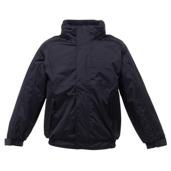 Regatta Kids/Childrens Waterproof Windproof Dover Jacket (Black/Ash)