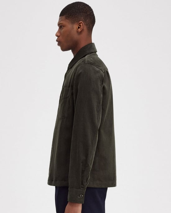 Fred Perry Herren Corduroy Überhemd - Image 4
