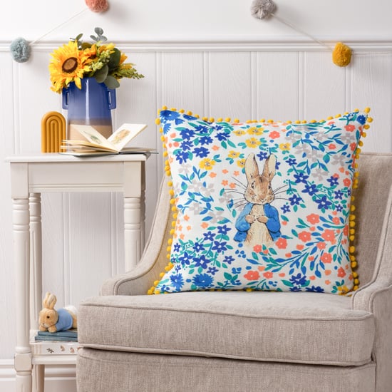 Peter Rabbit Peter Rabbit Florelli Printed Mini Pom-Pom Cushion - Image 4
