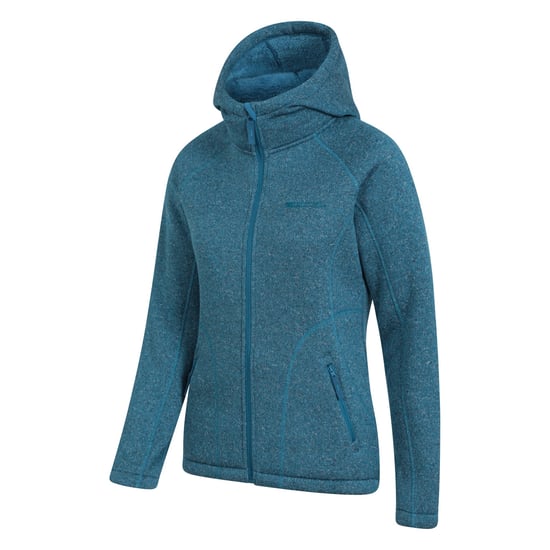 Mountain Warehouse Damen/Damen Nevis Kunstfell gefüttert Full Zip Hoodie (Teal) - Image 4
