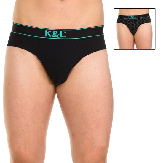 Pack-2 Slips Lustig atmungsaktiver Stoff KL2006 Herren - Image 2