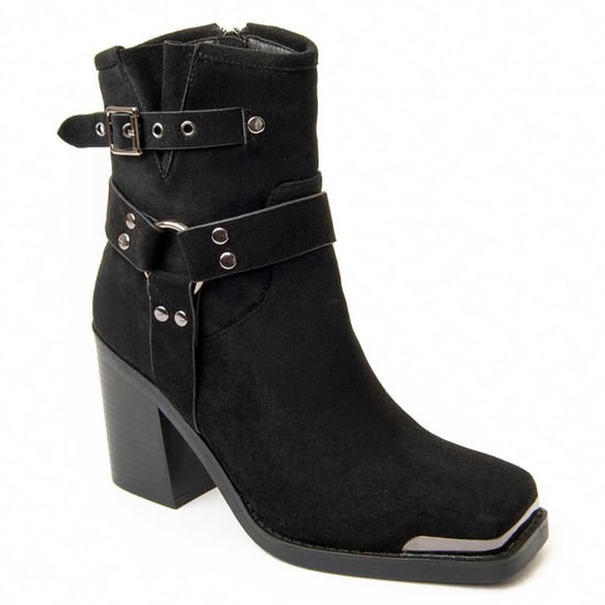 Montevita Heel Ankle Boot Town In Black