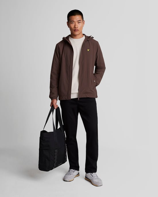 Lyle & Scott � Durchgehende Kapuzenjacke mit Rei�verschluss, Braun - Image 2