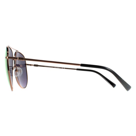 Armani Exchange Aviator Mens Shiny Rose Gold Grey Mirror Rose Gold AX2043S