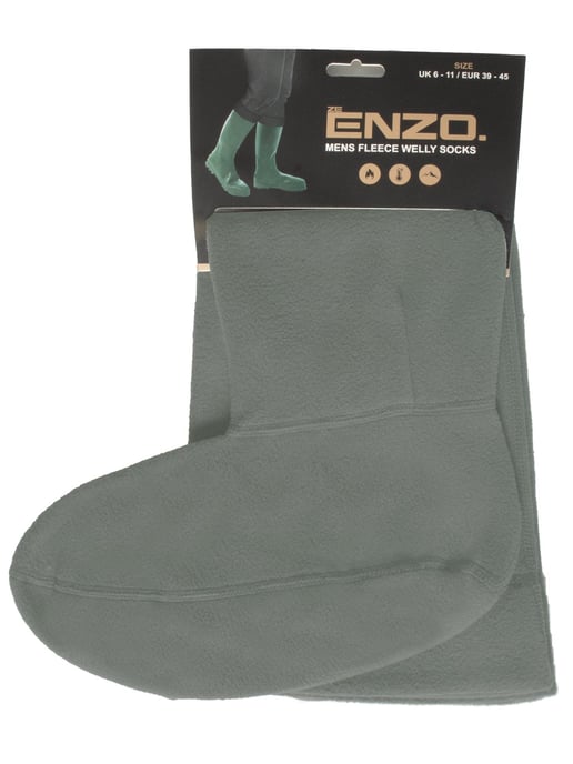 Enzo | Herren Fleece Gummistiefel Socken - Image 3