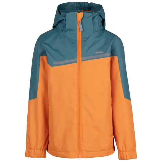Trespass - "Submerged" Jacke, wasserfest für Jungen (Kürbis-Orange/Fichte) - Image 1