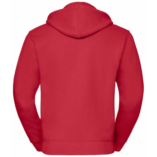 Russell Herren Authentic Full Zip Hooded Sweatshirt / Hoodie (Classic Red) - Image 2