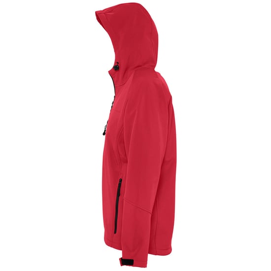 SOLS Mens Replay Hooded Soft Shell Jacket (atmungsaktiv, winddicht und wasserabweisend) (Pepper Red) - Image 3