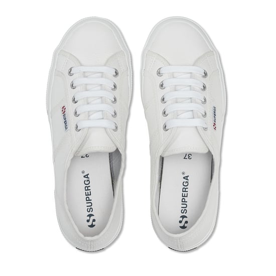 Superga Unisex Erwachsene 2750 Efglu Leder Turnschuhe (Weiß) - Image 3