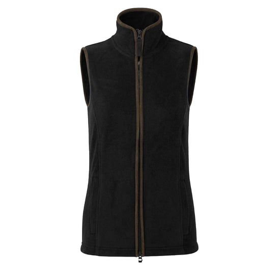 Premier Womens/Ladies Artisan Fleece-Weste (Schwarz/Braun) - Image 1