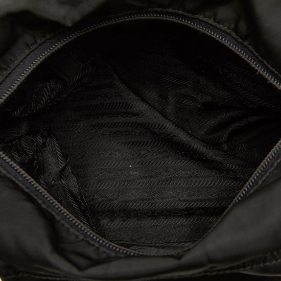 Vintage Prada Tessuto Shoulder Bag Black - Image 5