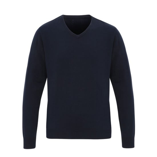 Premier Mens Essential Acryl Pullover mit V-Ausschnitt (Marine) - Image 1