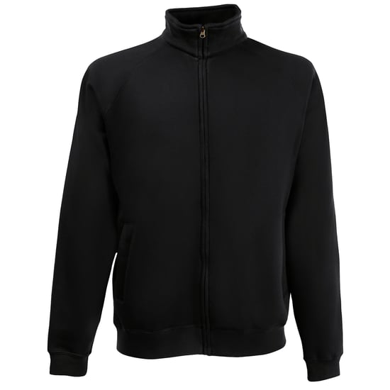 Fruit Of The Loom Herren Premium 70/30 Sweatjacke / Sweatshirt-Jacke / Sweatshirt mit Reißverschluss (Schwarz) - Image 1