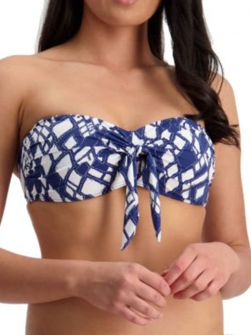 Vintage Bloom Strapless Bandeau