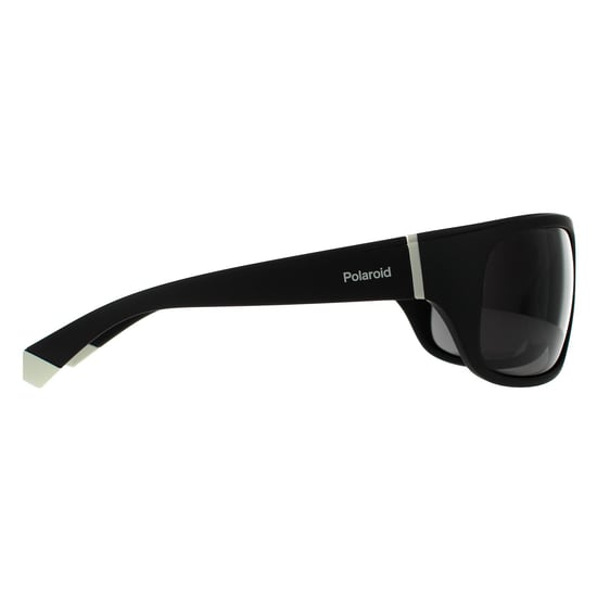 Polaroid Wrap Mens Schwarz Grau Grau Polarisierte Sonnenbrille - Image 4