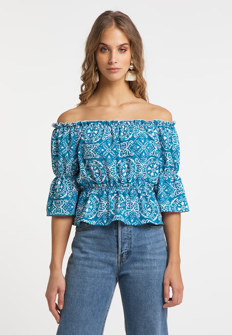 IZIA carmen blouse gaya