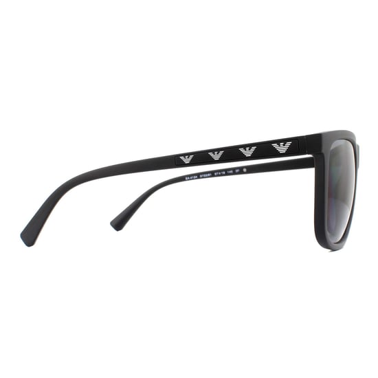 Emporio Armani Sunglasses EA4124 573381 Matte Black Grey Polarized