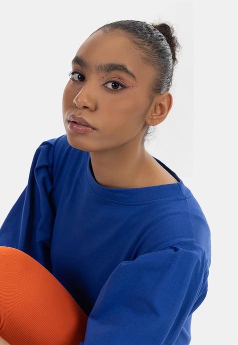 Mymo Sweatshirt Damen KÖNIGSBLAU - Image 5