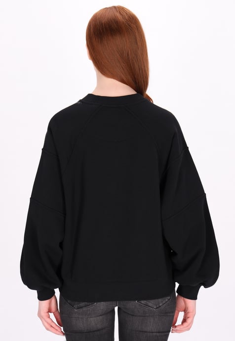 Dreimaster Sweatshirt Damen Schwarz - Image 4