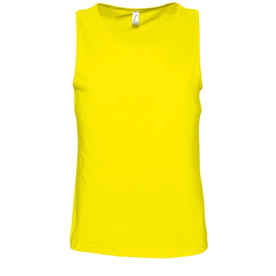 SOLS Herren Justin ärmelloses Tank / Vest Top (Lemon) - Image 1