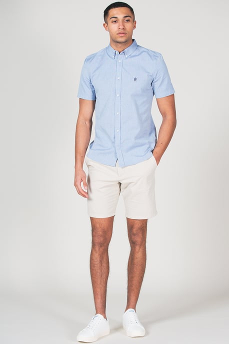 2 Pack Cotton Short Sleeve Oxford Shirts