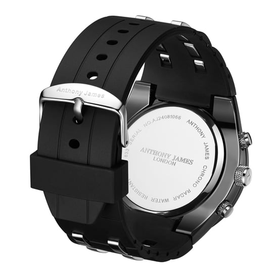 Handgefertigter Anthony James Limited Edition Chrono Radar Black - Image 4