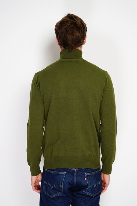 GB - William de Faye - turtleneck - Khaki