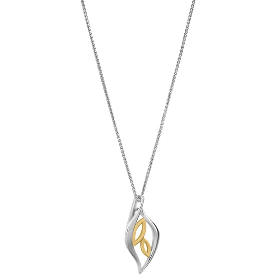 Orphelia 'Charlotte' Damen-Kette mit Anhänger aus 925er Sterlingsilber – Silber/Gold ZH-7523 - Image 5