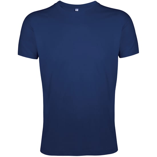 SOLS Herren Regent Slim Fit T-Shirt mit kurzen Ärmeln (French Navy) - Image 1