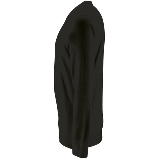 SOLS Mens Imperial Long Sleeve T-Shirt (Tiefschwarz) - Image 3