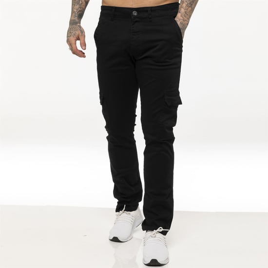 Enzo Herren Cargo Combat Chinos - Image 3