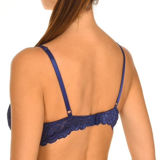 Women's bra with underwire and elastic sides O77C03PZ00A