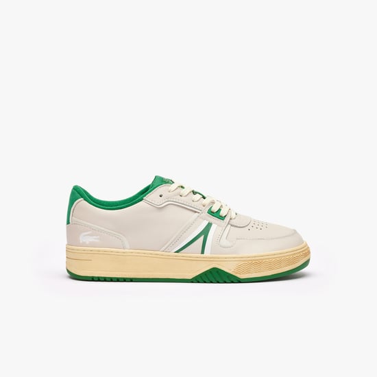Men's Lacoste L001 Trainers in Off White