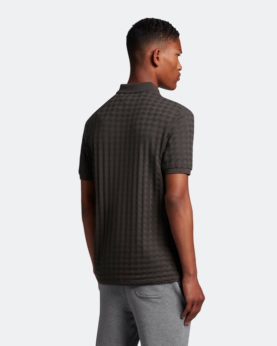 Lyle & Scott Argyle Polohemd in Grau - Image 3