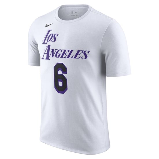 Nike NBA LA Lakers 6 James Lebron Kinder City Edition N&N T-Shirt - Image 2