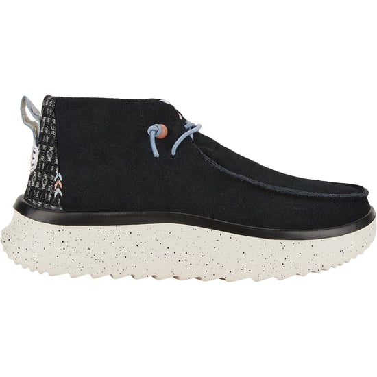 HEYDUDE Wendy Peak Hi Wildleder Damen Schwarz Stiefel - Image 6